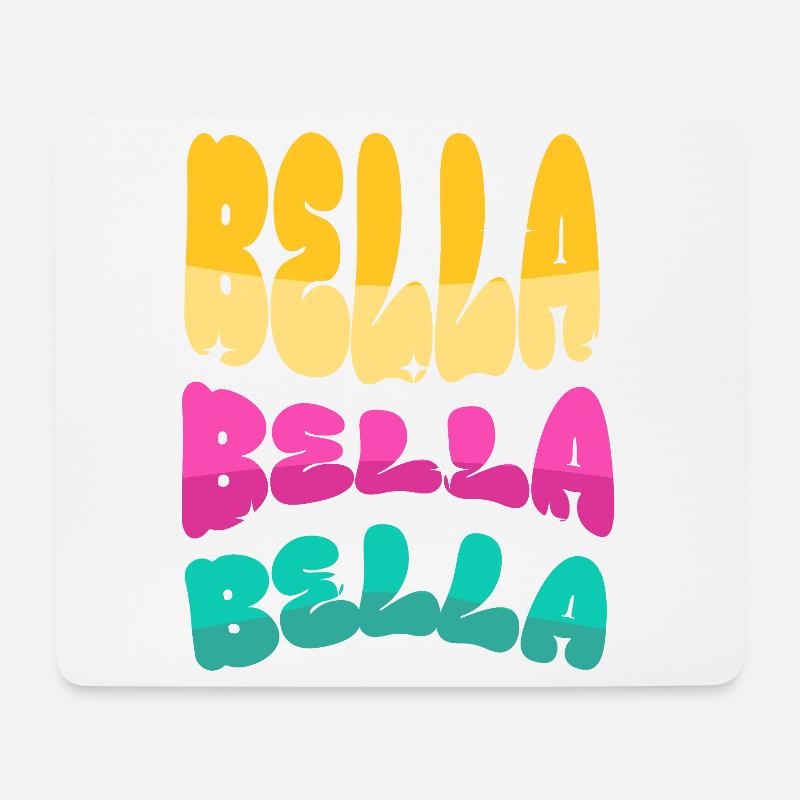 Bella - Mousepad (Querformat) - Weiß