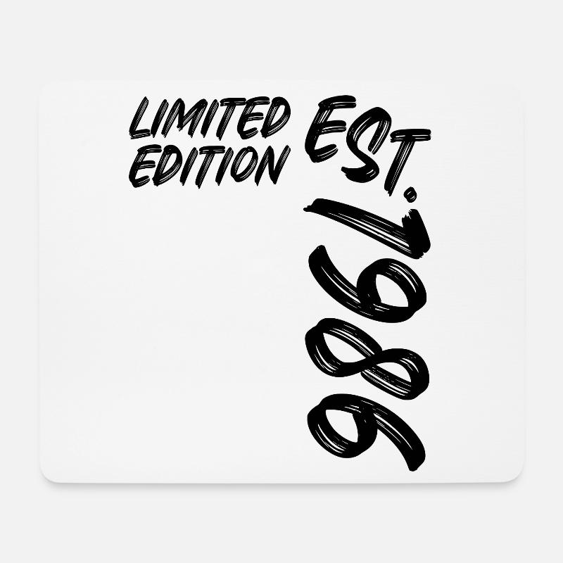 Limited Edition Est. 1986 - Mousepad (Querformat) - Weiß