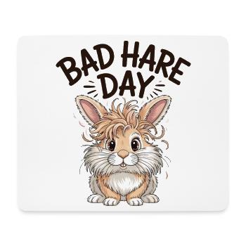 Animal Humour Lapin Tête Lion - Tapis de souris (format paysage) - blanc - Devant