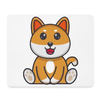 Hund - Mousepad (Querformat) - Weiß - Vorne