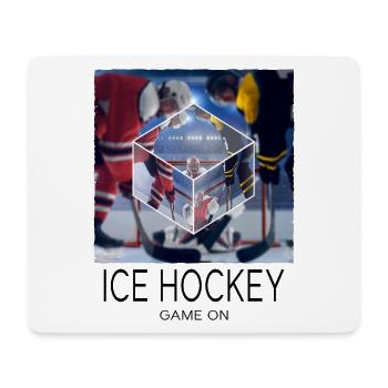 Équipe de fans de hockey sur glace Équipe de fans de sport Vintage Rétro - Tapis de souris (format paysage) - blanc - Devant