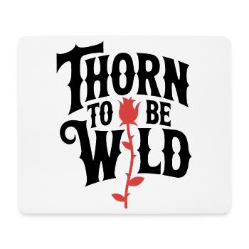 Rose deer - Mouse Pad (horizontal) - white - Front
