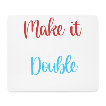 Zwilling Papa Zwillinge Vater - Mousepad (Querformat) - Weiß - Vorne