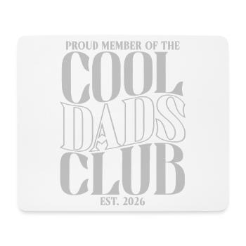 Cool Dads Club - Papa 2026 Geschenk - Mousepad (Querformat) - Weiß - Vorne