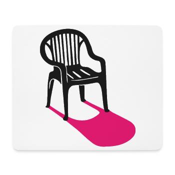Monobloc – design classics for every occasion - Mouse Pad (horizontal) - white - Front