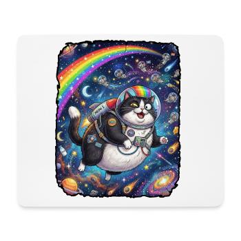 Crazy Cat Universe - Mouse Pad (horizontal) - white - Front