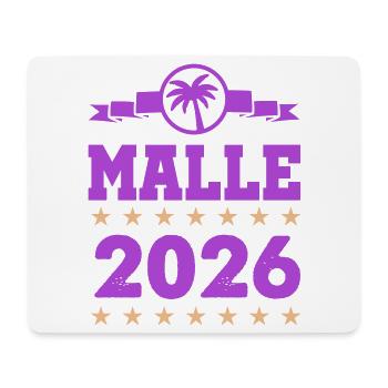 Malle 2026 Logo - Mouse Pad (horizontal) - white - Front