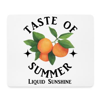 Citrus Watercolor Orange Branch - Mouse Pad (horizontal) - white - Front