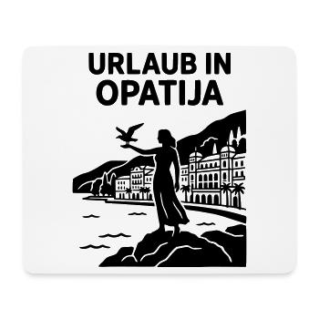 Opatija Holidays Croatia - Mouse Pad (horizontal) - white - Front