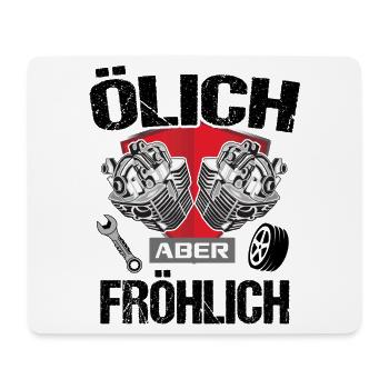 Wappen KFZ Mechaniker Automechaniker Autoschrauber - Mousepad (Querformat) - Weiß - Vorne