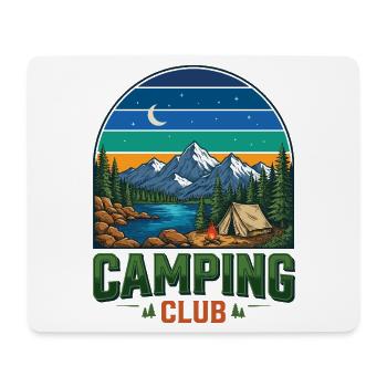 Hiking - Outdoor Adventure - Camping Club - Mouse Pad (horizontal) - white - Front