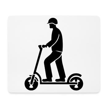 Scooter  - Mousepad (Querformat) - Weiß - Vorne