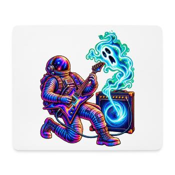 KOSMISCHER ROCKER | Geist im Verstärker - Mousepad (Querformat) - Weiß - Vorne