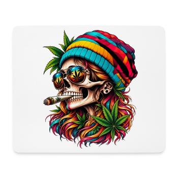 HIGH VIBES - Mousepad (Querformat) - Weiß - Vorne