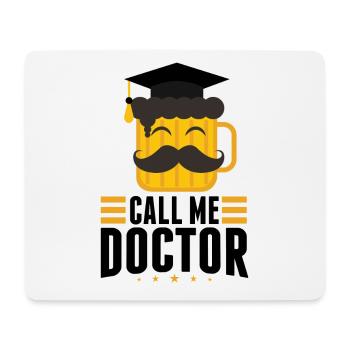 Doktorin Doktorarbeit Doktorin Robe Doktor - Mousepad (Querformat) - Weiß - Vorne