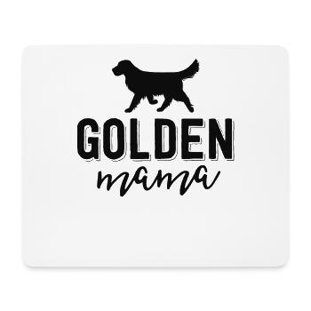 Floral Dog Mom Shirts für Frauen Geschenk Golden - Mousepad (Querformat) - Weiß - Vorne