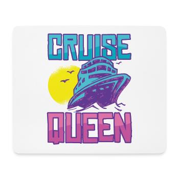 Kreuzfahrt Queen - Mousepad (Querformat) - Weiß - Vorne