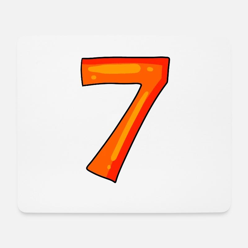 7 - Mousepad (Querformat) - Weiß