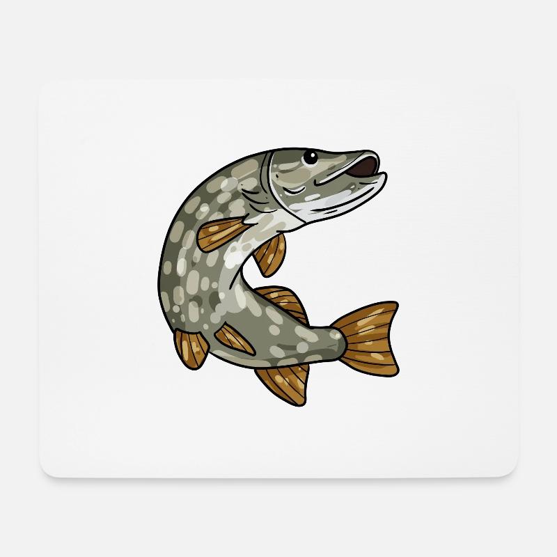 pike - Mouse Pad (horizontal) - white