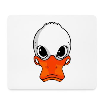 Canard méchant - Tapis de souris (format paysage) - blanc - Devant