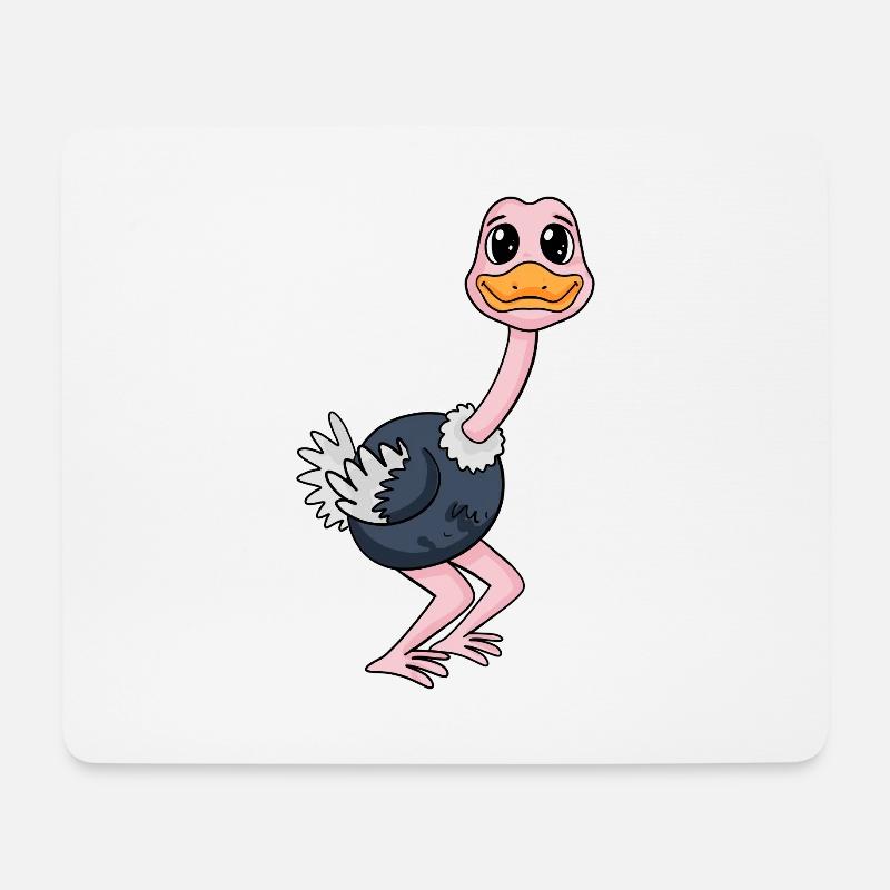 Strauß - Mousepad (Querformat) - Weiß