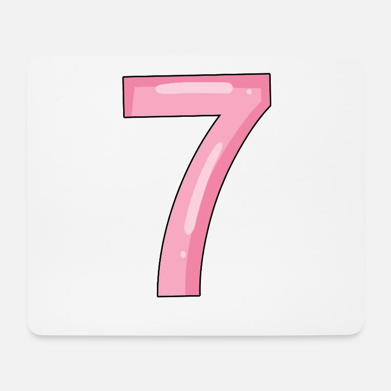 7 - Mousepad (Querformat) - Weiß