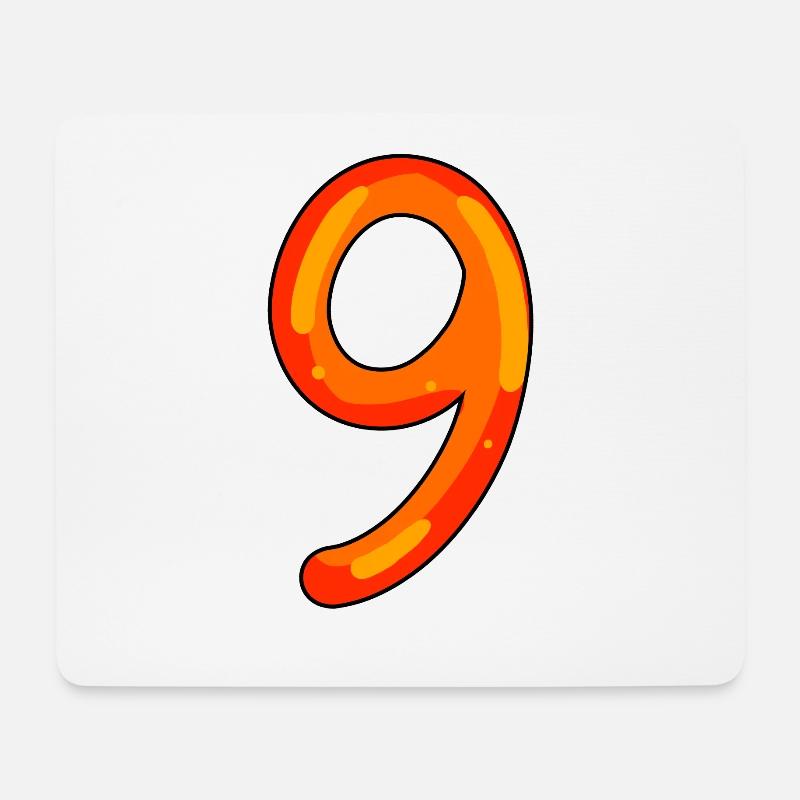 9 - Mousepad (Querformat) - Weiß