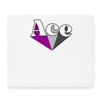 Retro Ace Pride Asexueller Regenbogen Verbündeter LGBT - Mousepad (Querformat) - Weiß - Vorne