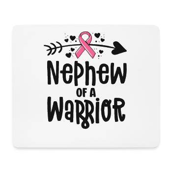 Newphew Of A Warrior Family Brustkrebs Shirts - Mousepad (Querformat) - Weiß - Vorne