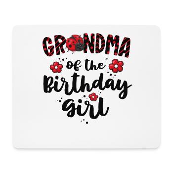 Oma des Geburtstagskindes passenden Familientreffens - Mousepad (Querformat) - Weiß - Vorne