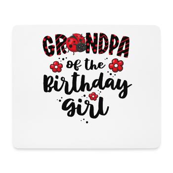 Opa des Geburtstagskindes passenden Familientreffens - Mousepad (Querformat) - Weiß - Vorne