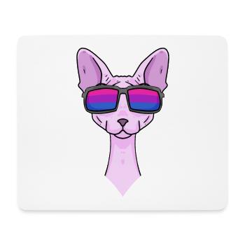 Cadeau bisexuel Sphynx Cat - Tapis de souris (format paysage) - blanc - Devant