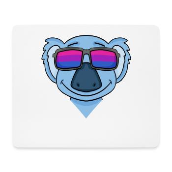 Bisexuell Koala Bisexualität Geschenk - Mousepad (Querformat) - Weiß - Vorne