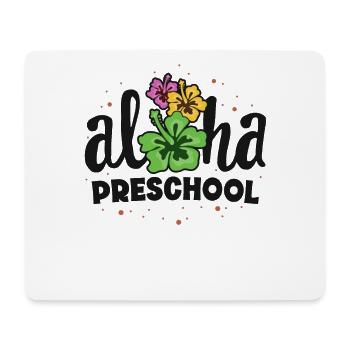 Aloha Preschool Pre-K Teacher Premier jour Retour à - Tapis de souris (format paysage) - blanc - Devant
