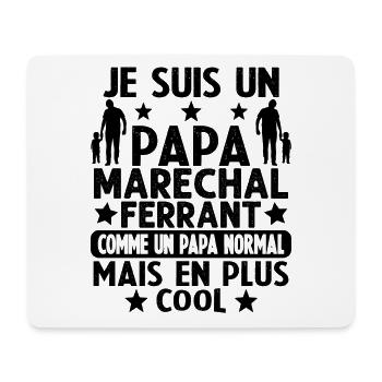 Un Papa Maréchal Ferrant Plus Cool - Tapis de souris (format paysage) - blanc - Devant