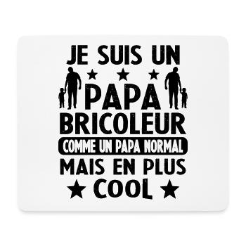 Je Suis Un Papa Bricoleur - Tapis de souris (format paysage) - blanc - Devant