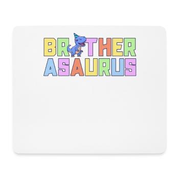 Bruder Asaurus Dinosaurier Geburtstagsfeier TRex - Mousepad (Querformat) - Weiß - Vorne