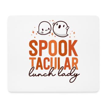 Mittagessen Dame Halloween Schule Cafeteria Matching - Mousepad (Querformat) - Weiß - Vorne