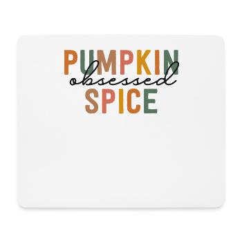 Pumpkin Spice Obsessed Coffee PSL Vintage Fall - Mouse Pad (horizontal) - white - Front