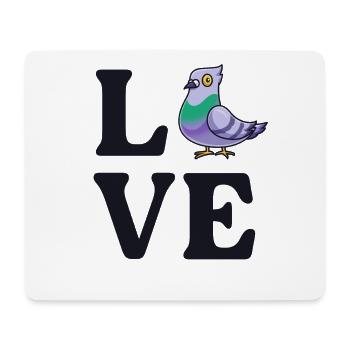 Pigeon Lover Bird Watcher Owner Ornithologist - Mouse Pad (horizontal) - white - Front