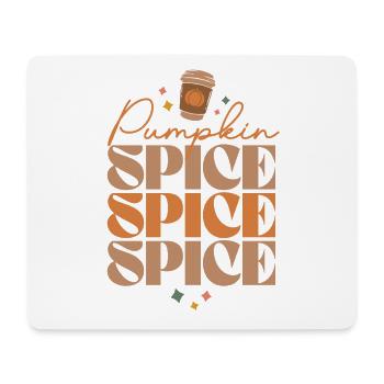 70s Retro Pumpkin Spice Latte PSL Retro Fall - Mouse Pad (horizontal) - white - Front