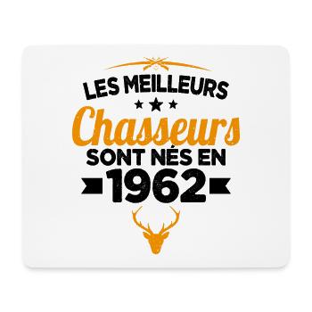 Les Meilleurs Chasseurs nés en 1962 Cadeau - Tapis de souris (format paysage) - blanc - Devant