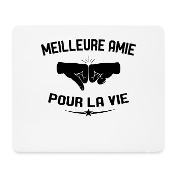 Meilleure Amie Pour La Vie Cadeau Anniversaire - Tapis de souris (format paysage) - blanc - Devant