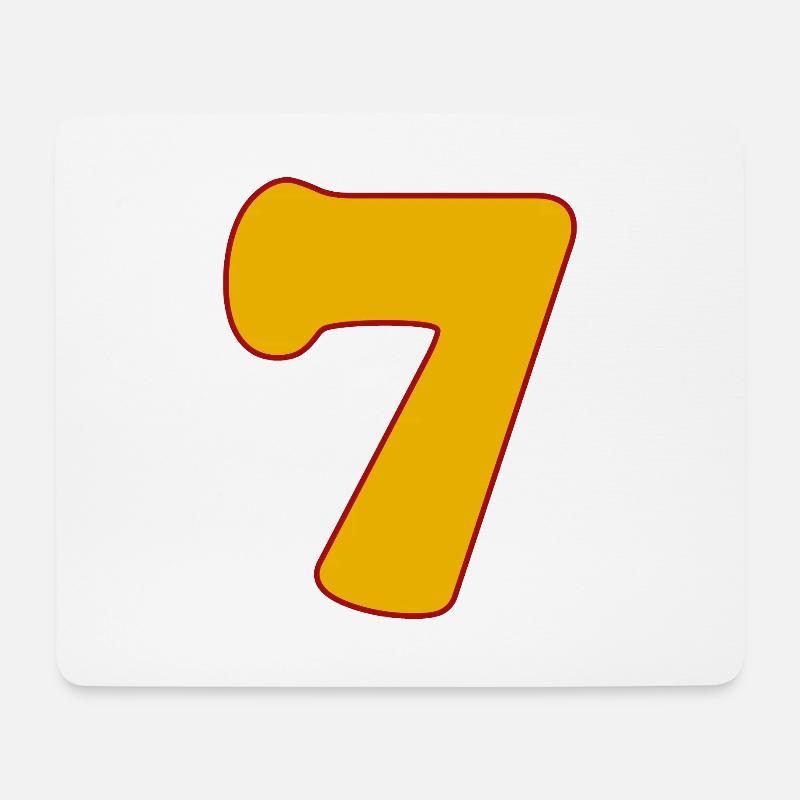 7 - Mousepad (Querformat) - Weiß
