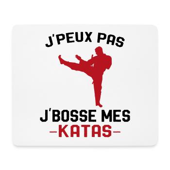 cadeau karaté art martial pour joueur de karaté - Tapis de souris (format paysage) - blanc - Devant