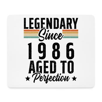 Legendary since 1986 - Mouse Pad (horizontal) - white - Front