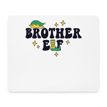 Brother Elf Matching Family Christmas Group Xmas - Mouse Pad (horizontal) - white - Front