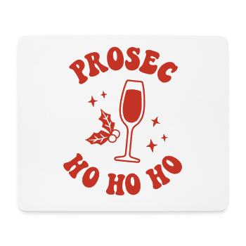 Prosec Ho Ho Ho Funny Christmas Drinking Party - Mouse Pad (horizontal) - white - Front