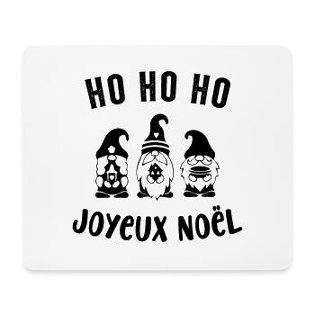 Ho ho ho joyeux Noël ! - Tapis de souris (format paysage) - blanc - Devant