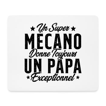 Mécano Papa Cadeau Drôle Fête Des Pères Garagiste - Tapis de souris (format paysage) - blanc - Devant